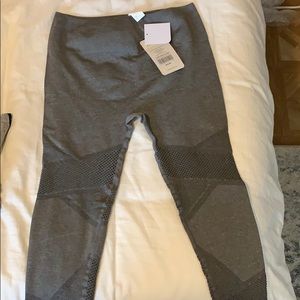 Fabletics seamless high waisted mesh 7/8 leggings